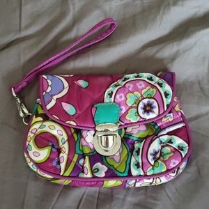 NWOT Vera Bradley Puffy Wristlet in Heather